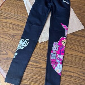 Civil Regime & Teen Titans Go! Black Leggings